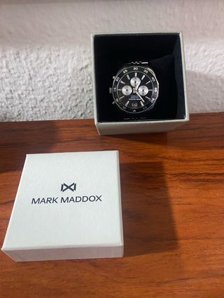 Reloj Derek Maddox Cronógrafo Negro/Plata