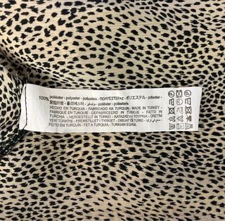 Camisa larga animal print leopardo Talla XS, Zara