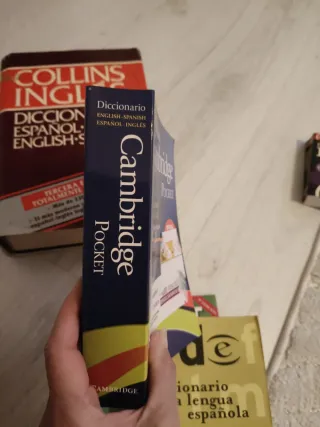 Pack de tres diccionarios de ingles