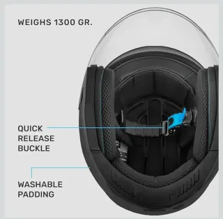 Casco Moto Westt Jet Negro