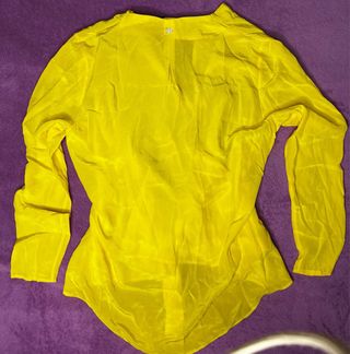 Blusa Pedro del Hierro Amarilla Talla S