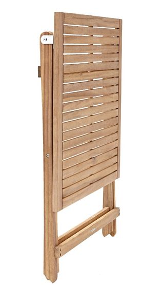Mesa plegable madera terraza