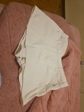 Pantalón falda blanco talla 44