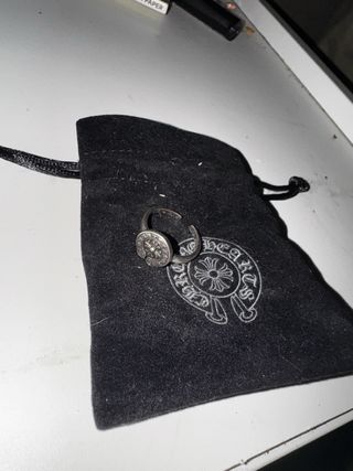 Anello Chrome Hearts Argento Misura Regolabile