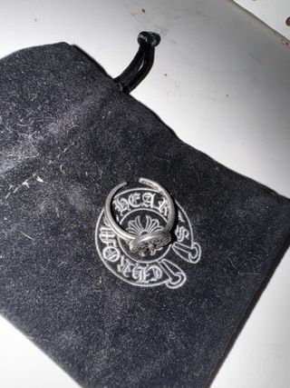 Anello Chrome Hearts Argento Misura Regolabile