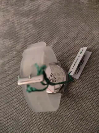 Reloj Lacoste Mujer Blanco y Plateado