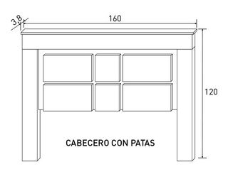 Pack Dormitorio: Cabecero, Mesitas y Cómoda