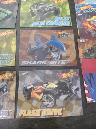 Pack cromos Hot Wheels