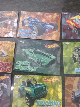 Pack cromos Hot Wheels