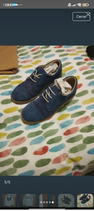 Traje de Comunión Gris y azul