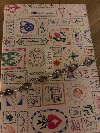 Pulsera Plata 925 y Morganita Rosa