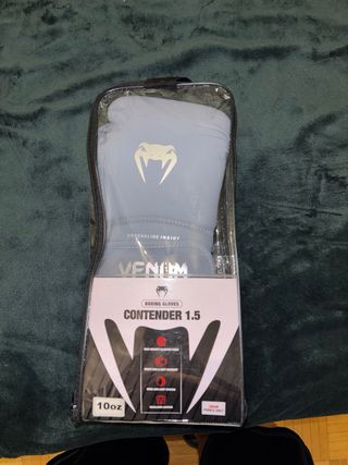 Guantes Boxeo Venum 10 OZ Gris