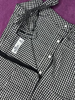 Vestido Hollister Cuadros Vichy Talla M