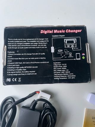 Interfaz Audio Coche USB AUX Android