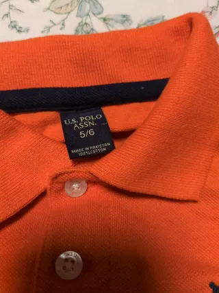 Polo niño Polo Ralph Lauren naranja Talla 5/6 años