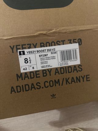 Adidas Yeezy Boost 350 V2 Grigio Taglia 42