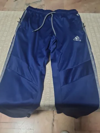 Chaqueta y Pantalón Adidas Azul, Gris Talla S