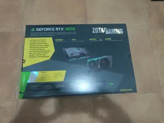 Caja GeForce RTX 3070 Zotac Gaming