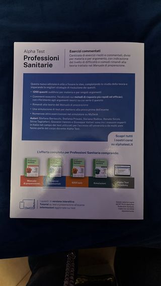 alpha test professioni sanitarie edizione 2025/26