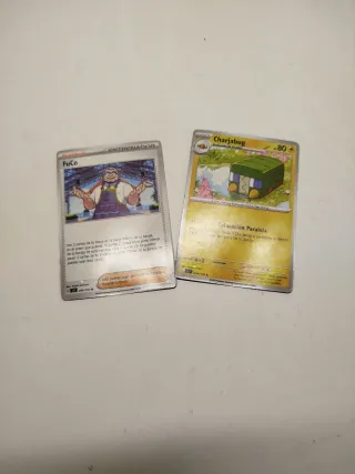 Cartas Pokémon FuCo y Charjabug