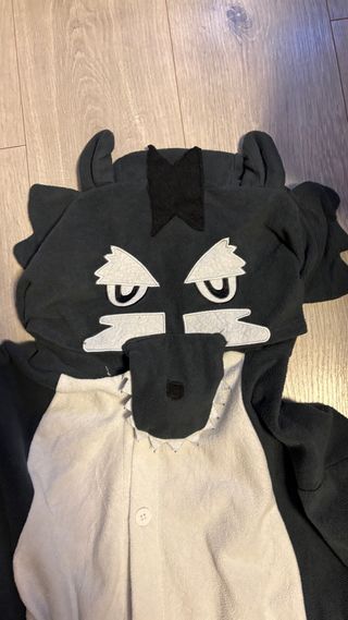 Pijama Kigurumi Animal Negro Talla Única