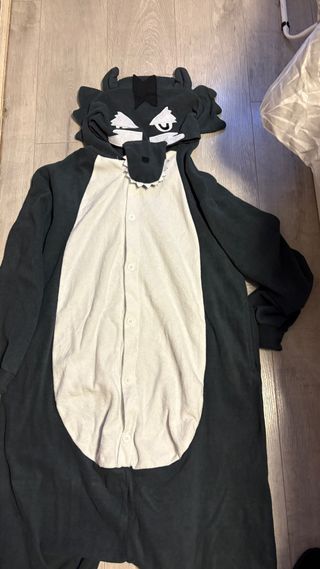 Pijama Kigurumi Animal Negro Talla Única