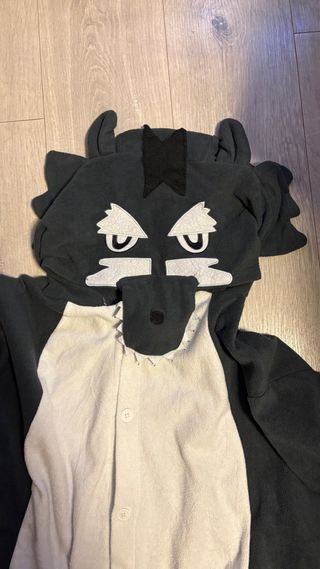 Pijama Kigurumi Animal Negro Talla Única