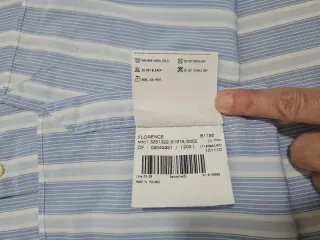 Camisa Burberry London - Talla 45 (17 ¾)