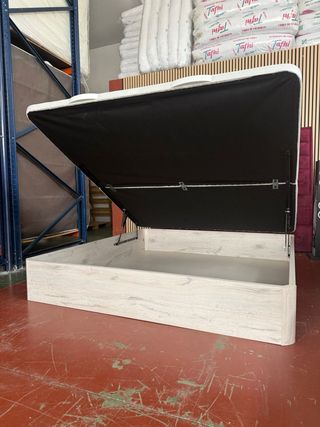 CANAPE Y COLCHON FLEX HOTELERO VISCO 180x200