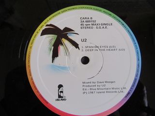 Vinilos U2: Desire, Angel of Harlem