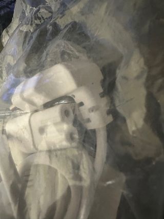 Cable C7 acodado 3m blanco