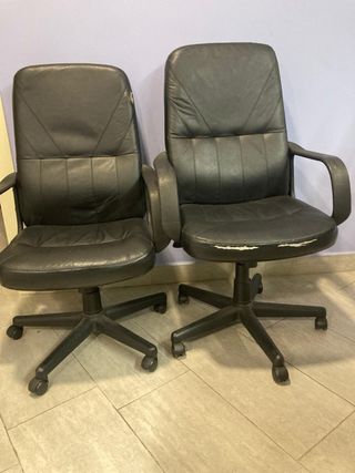Sillas despacho piel
