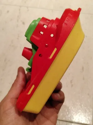 Barco de Juguete Adriatic Rojo y Verde