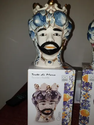 Testa di Moro Ceramica 18 cm