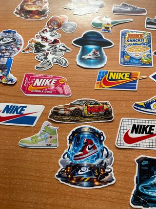 Pegatinas Nike con caja