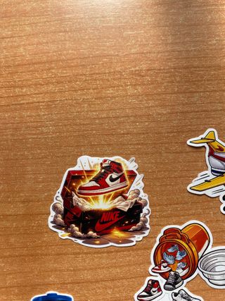 Pegatinas Nike con caja