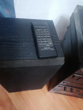 Equipo de música Technics negro