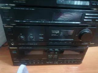 Equipo de música Technics negro
