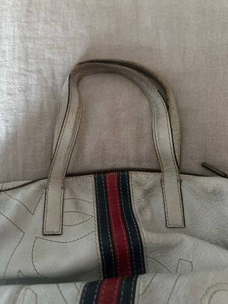 Bolso Purificación García blanco