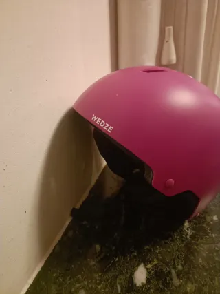 Casco Wedze rosa infantil