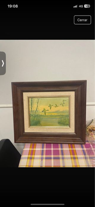 Marco antiguo para cuadro