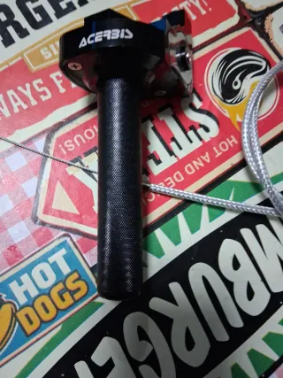 Acelerador puño gas Moto caña Aluminio Acerbis