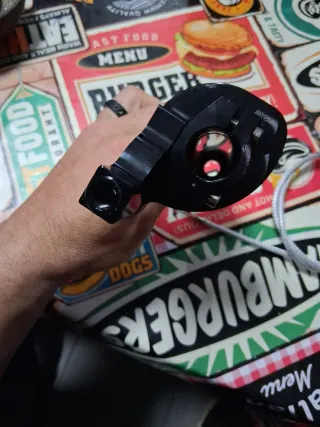 Acelerador puño gas Moto caña Aluminio Acerbis