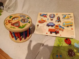 Lote de 3 Puzzles de Madera ,le faltan 3 piezas