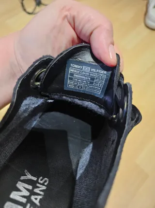 Zapatos Tommy Hilfiger Negros Piel