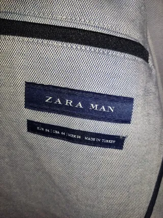 Traje de hombre Zara