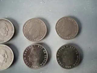4 Monedas de Plata Españolas