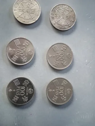4 Monedas de Plata Españolas