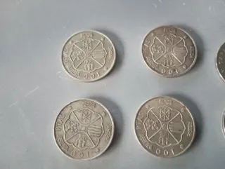 4 Monedas de Plata Españolas