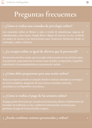 Psicología o primer asesoramiento online